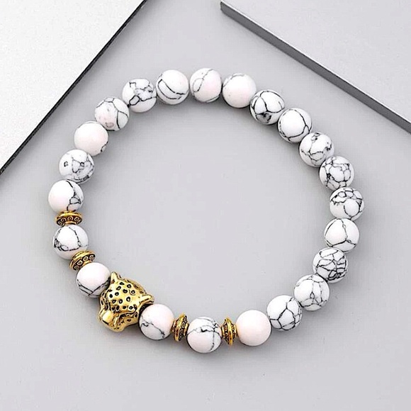 Leopard Beaded Bracelet - Picture 2 of 4